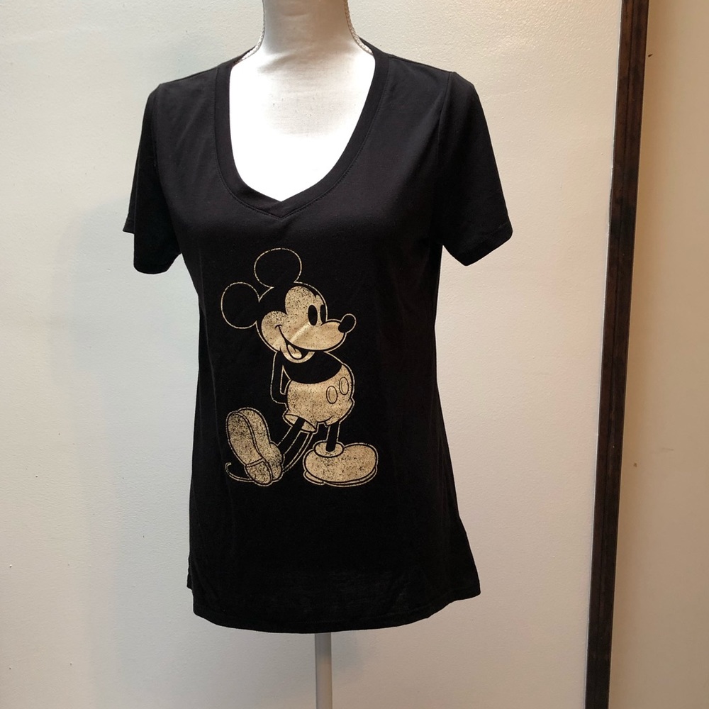 Black Mickey Mouse T-shirt